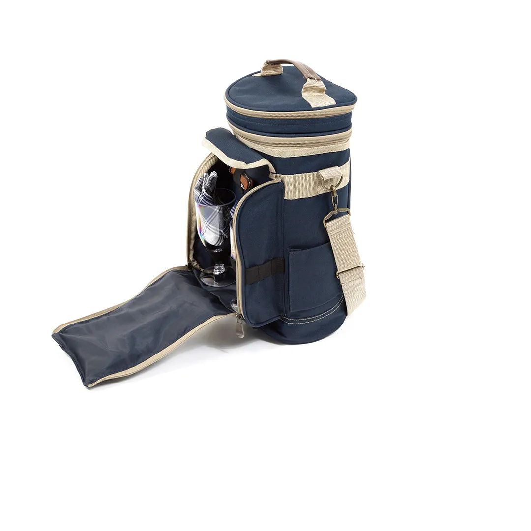 Contour Admiral Blue Wine Cooler Bag for Two People