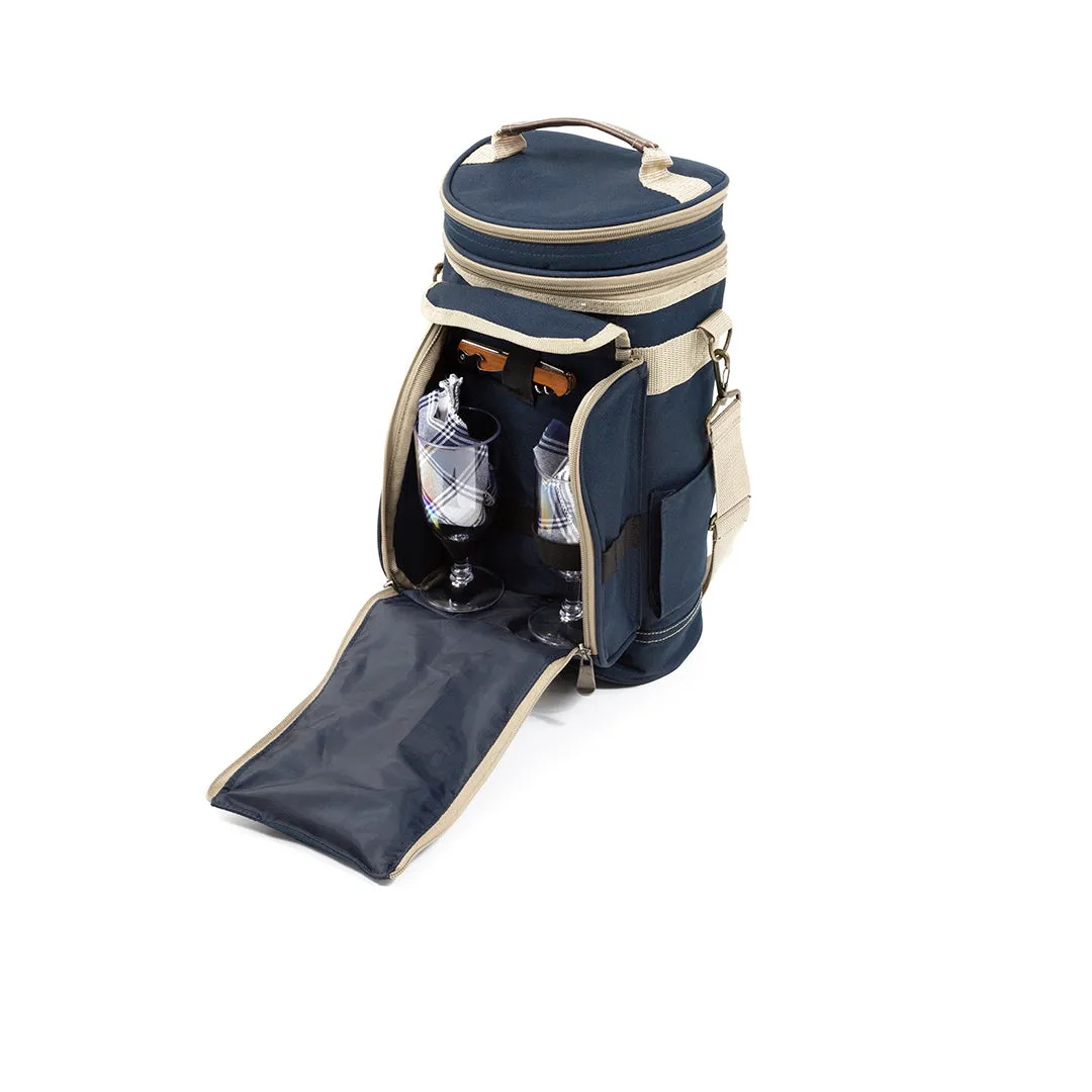 Contour Admiral Blue Wine Cooler Bag for Two People