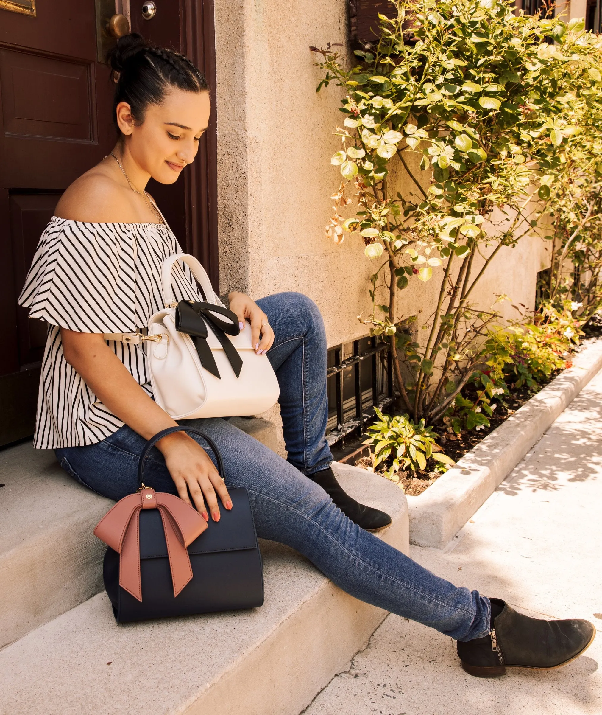 Cottontail - Light Pink Vegan Leather Bag