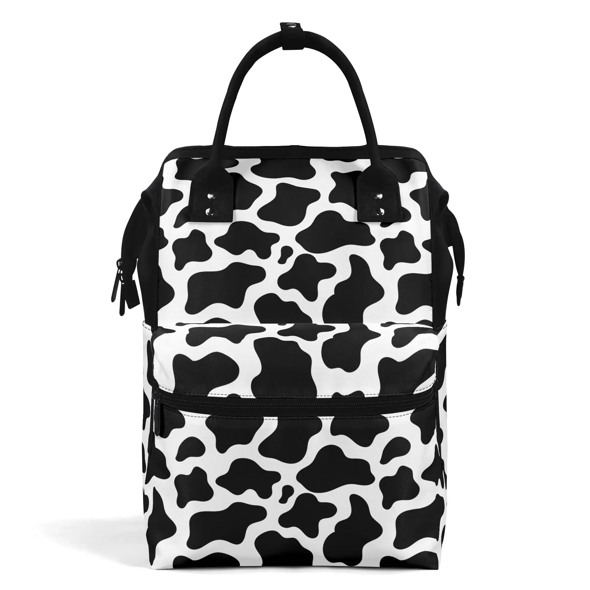 Cow Print Diaper Bag Cow Pattern Gift Cow Lover Large Capacity Diaper Bag Mummy Backpack Nursing Bag