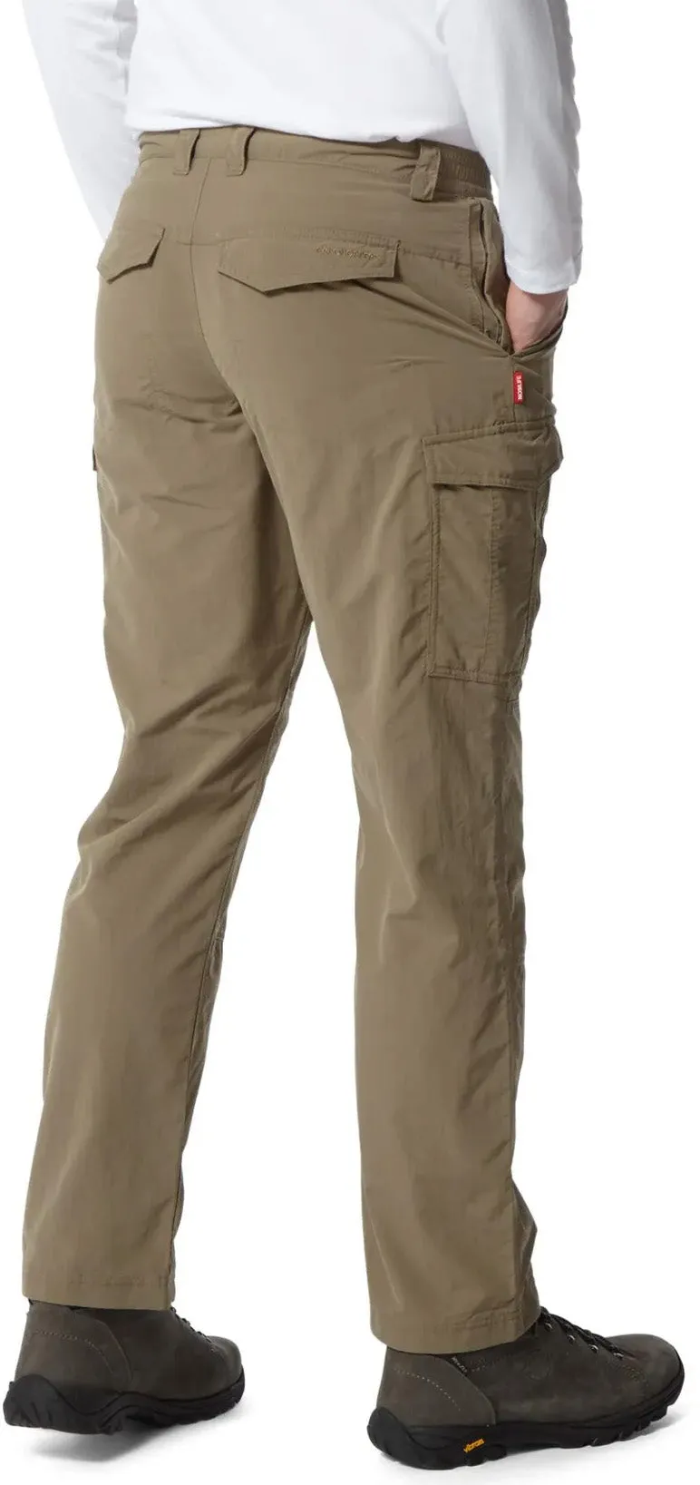 Craghoppers Nosilife Cargo II (Long) Mens Walking Trousers - Brown