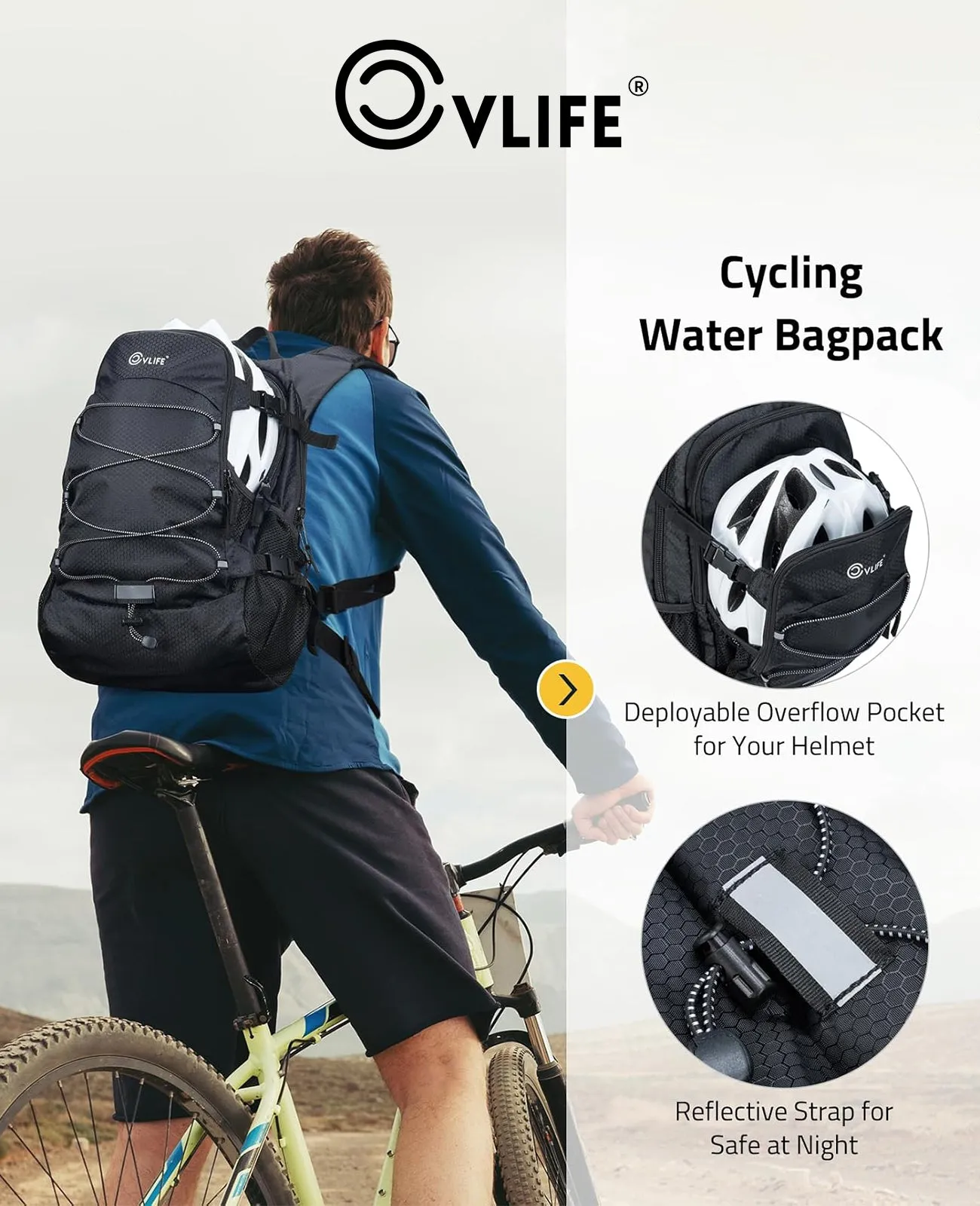 CVLIFE Hydration Backpack for Running, Cycling Rave and Biking