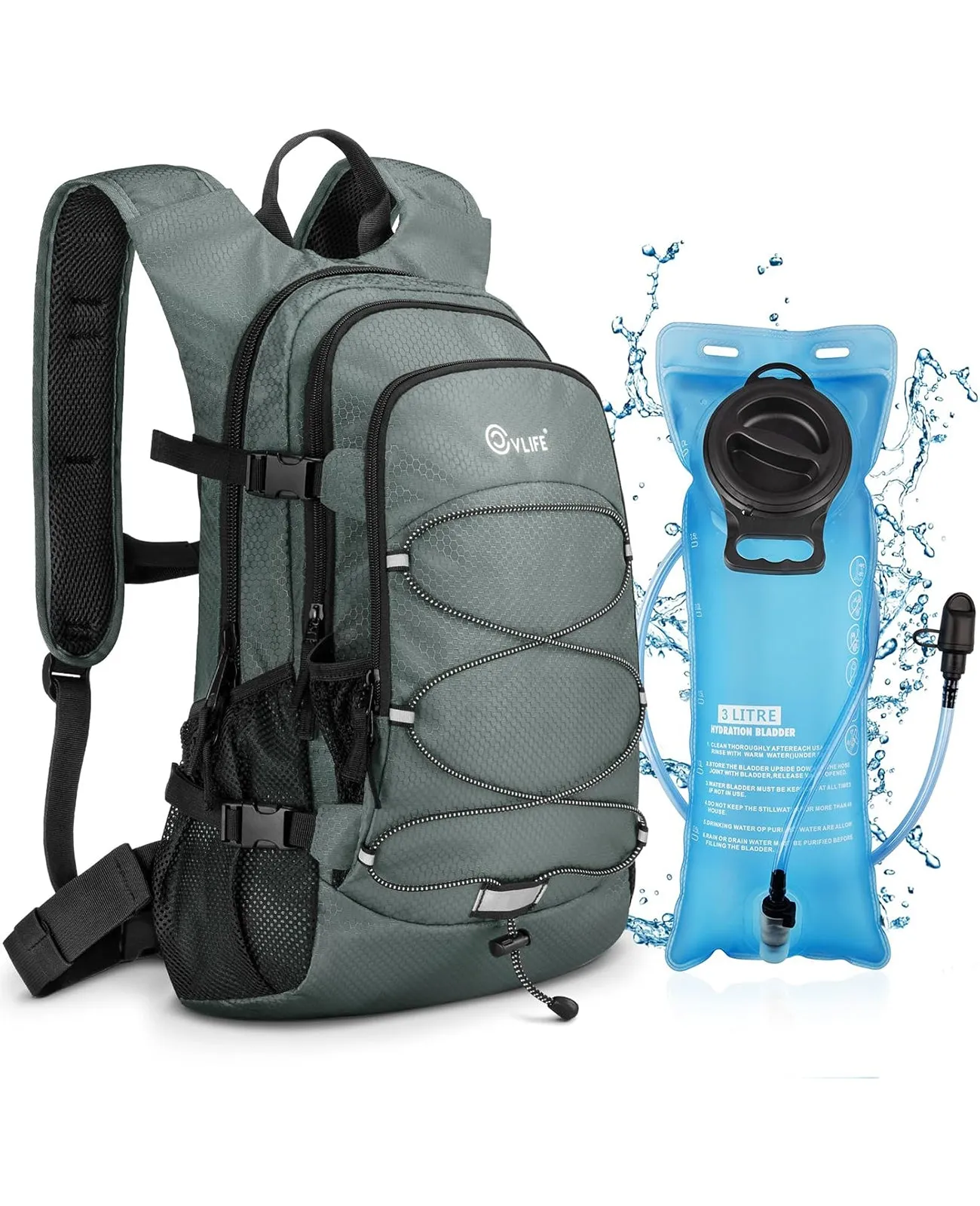 CVLIFE Hydration Backpack for Running, Cycling Rave and Biking