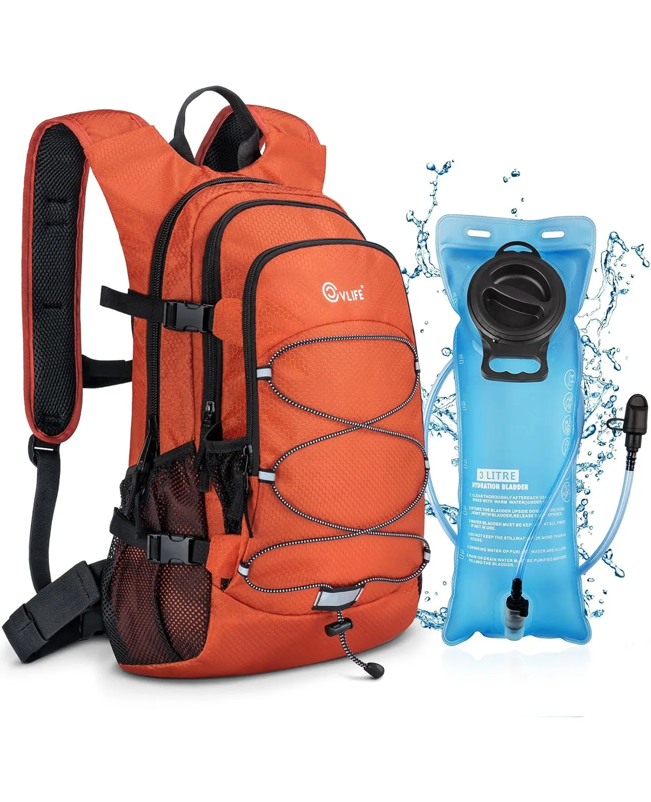 CVLIFE Hydration Backpack for Running, Cycling Rave and Biking