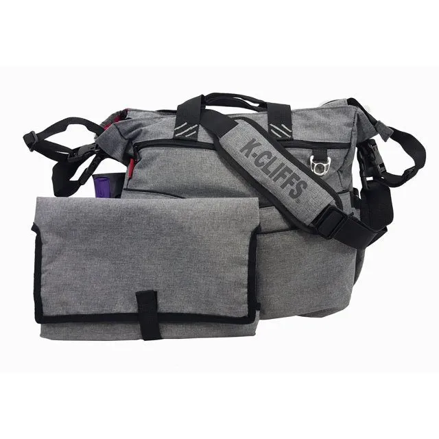 Diaper Tote With Changing Pad Travel Bag