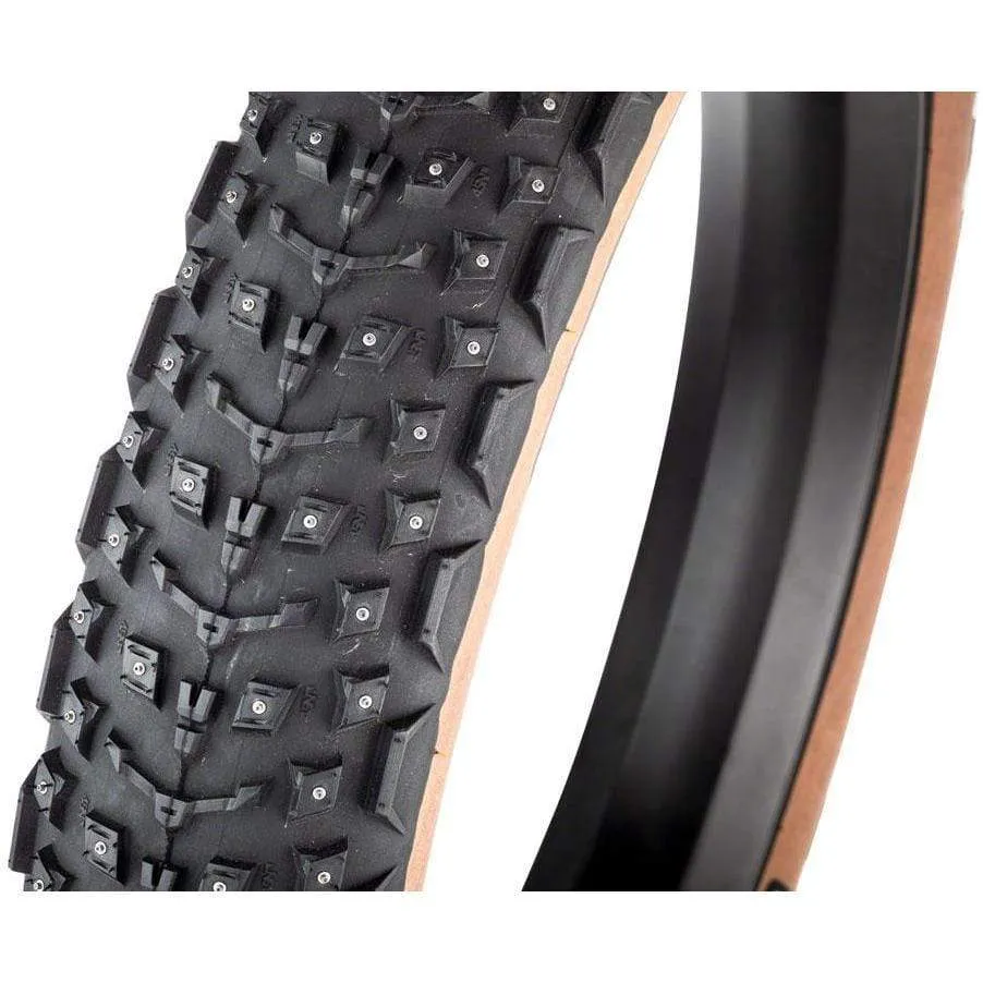 Dillinger 5 Tire - 27.5 x 4.5 Tubeless Folding Tan 60 TPI 252 Concave Carbide Aluminum Studs