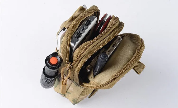 Durable Tactical Molle Oxford Waist Bag for Adventure