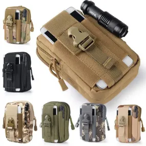 Durable Tactical Molle Oxford Waist Bag for Adventure