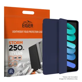 Eiger Storm 250m Stylus Case for Apple iPad Mini 7/ Mini 6 (2021) in Navy Blue