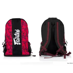 Fairtex BAG4 Red Camo Rucksack Gym Bag