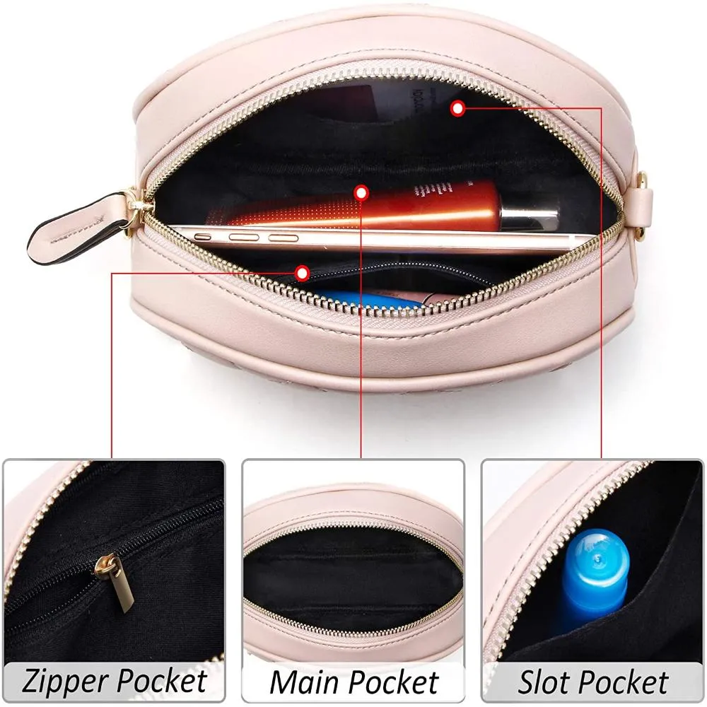 Fashionable Waist Bag Leather Belt Bag Crossbody Tassel Chain