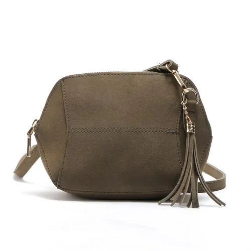 Fringe Crossbody Bag Women Suede Clutch