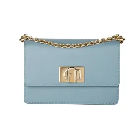 Furla 1927 Mini Crossbody - Blue/Light Gold