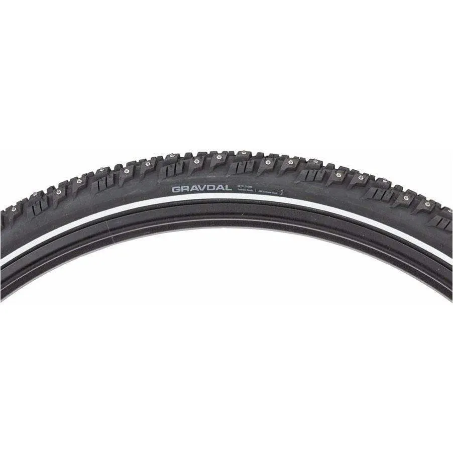 Gravdal Tire - 650b x 38 60 TPI 240 Concave Carbide Studs