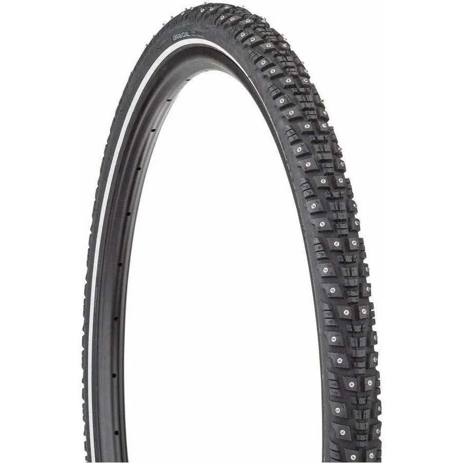 Gravdal Tire - 650b x 38 60 TPI 240 Concave Carbide Studs