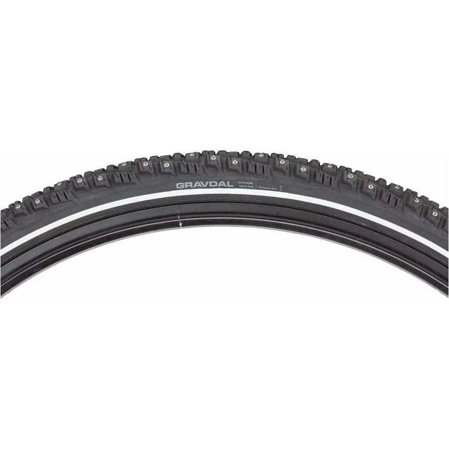 Gravdal Tire - 700 x 38 60 TPI 252 Concave Carbide Studs