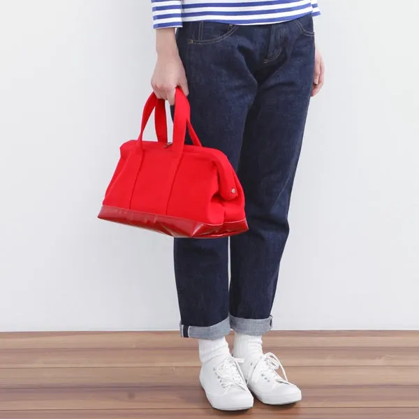 Handbag - Doctors Bag Design / Navy Blue×Silver -