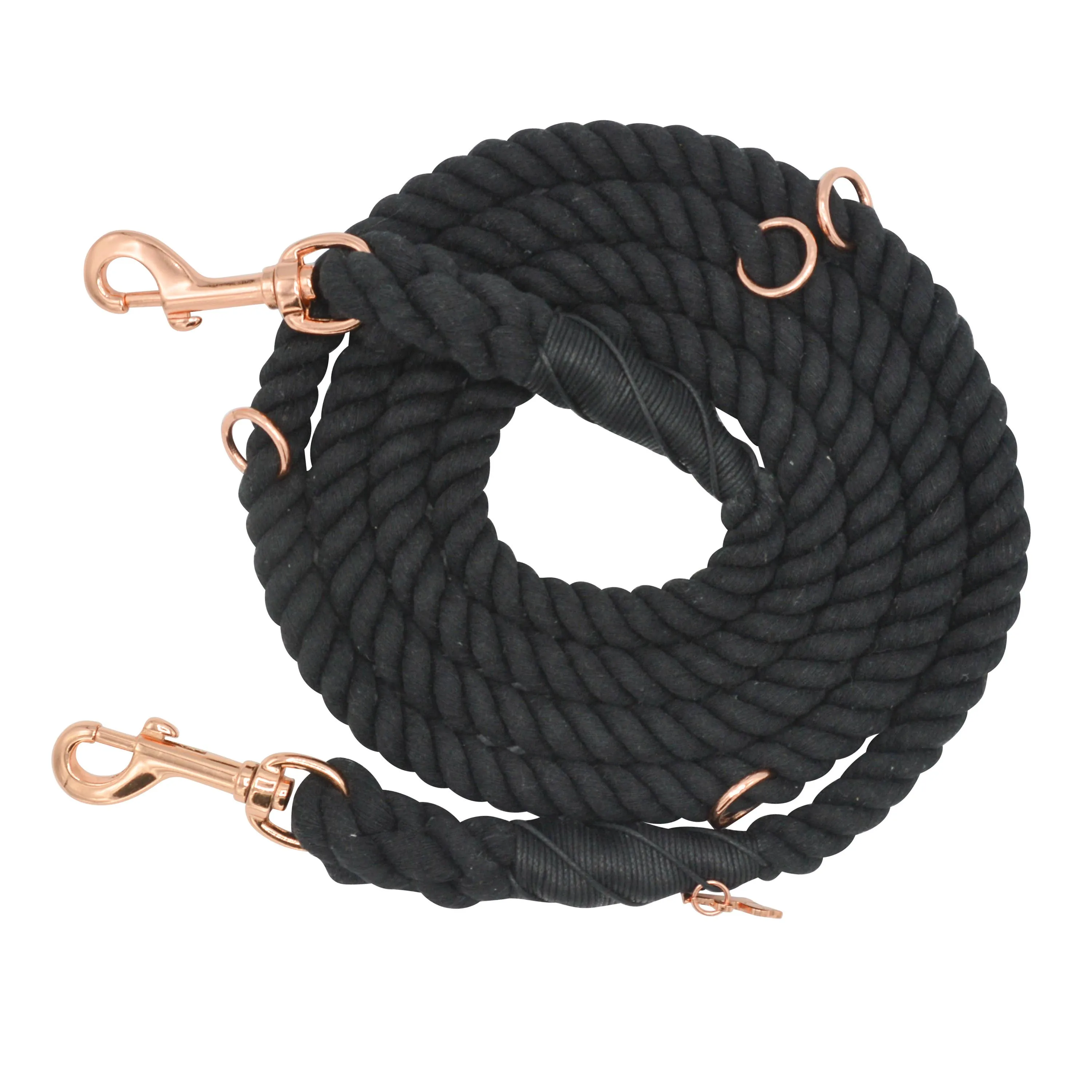 Hands-Free Dog Rope Leash - Noir