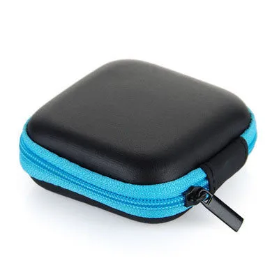 Headphone Earphone Hard Case Storage - Carrying Pouch Bag SD Card Holder (1 pc)