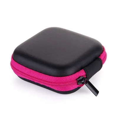 Headphone Earphone Hard Case Storage - Carrying Pouch Bag SD Card Holder (1 pc)