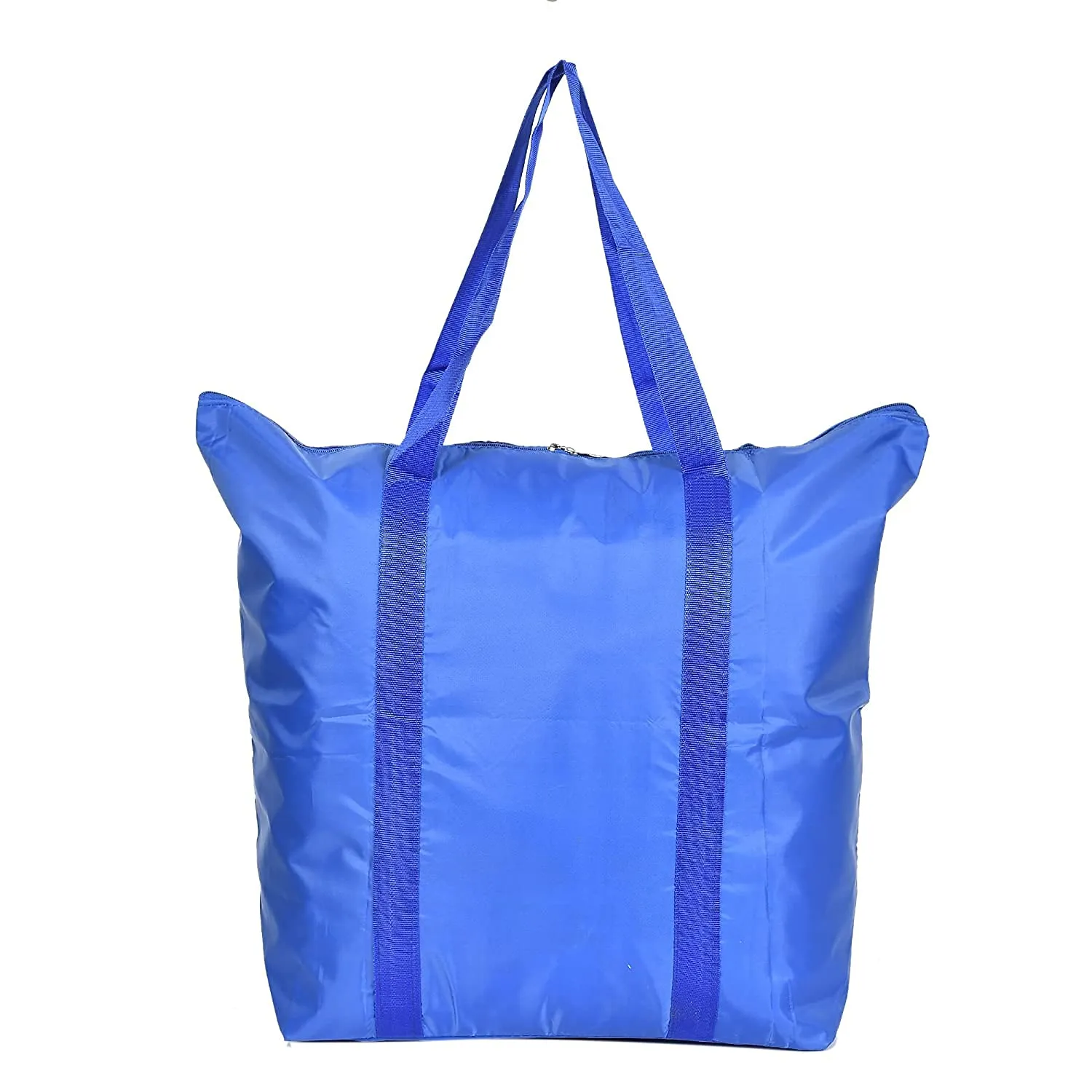 Heart Home Parachute Water Resistant Multi-Purpose Storage Bag With Strong Handle & Bag Cover (Blue)