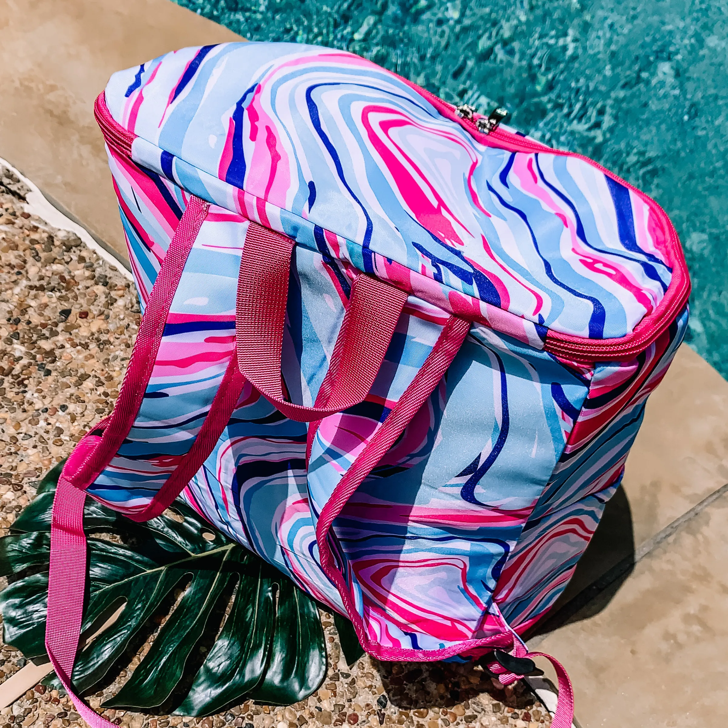 Here To Party Backpack Cooler in Multi Swirl