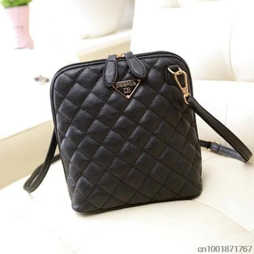 Hot selling! Women Fashion Small Shell Leather Plaid Handbag/Women Messenger Bags/Crossbody Bag