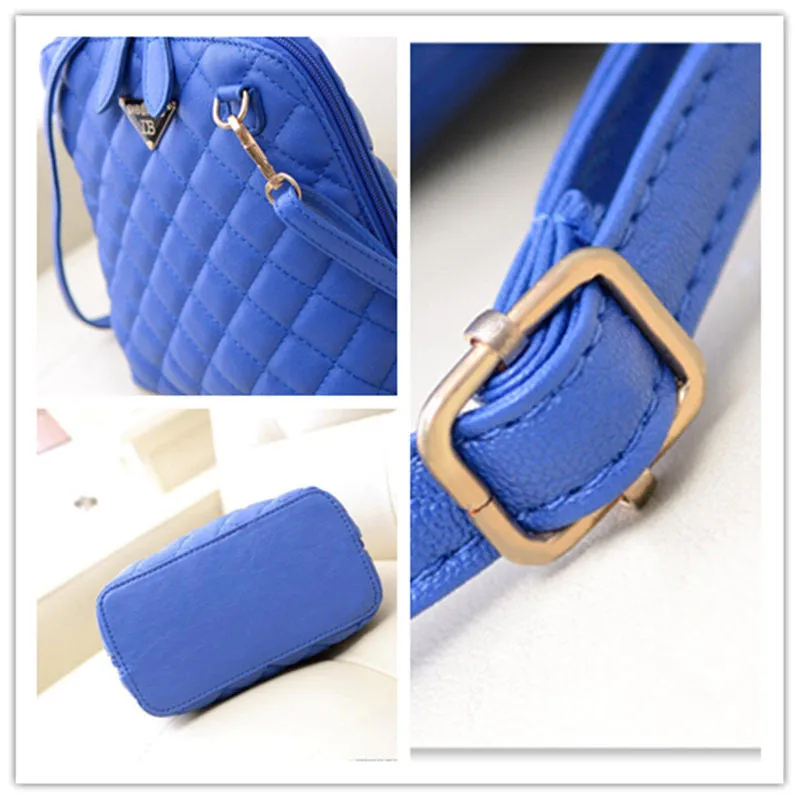 Hot selling! Women Fashion Small Shell Leather Plaid Handbag/Women Messenger Bags/Crossbody Bag