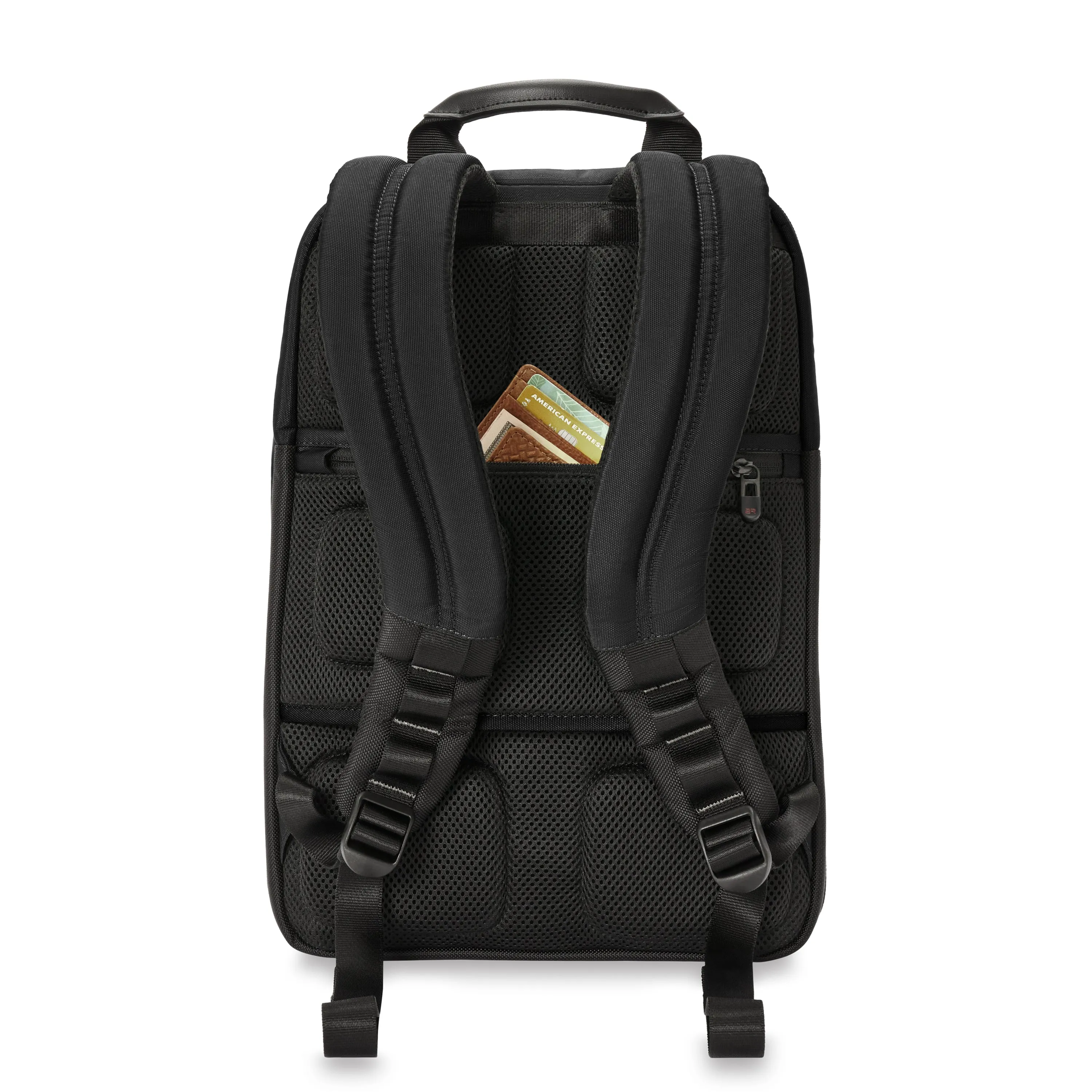 HTA Medium Slim Expandable Black Backpack