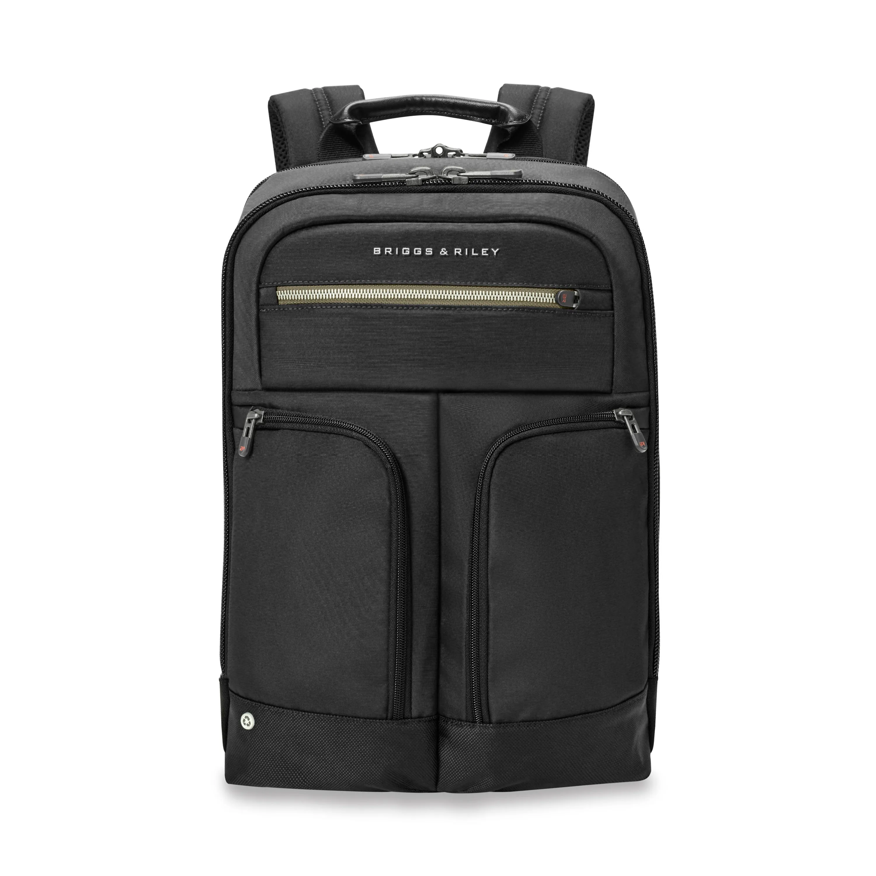 HTA Medium Slim Expandable Black Backpack