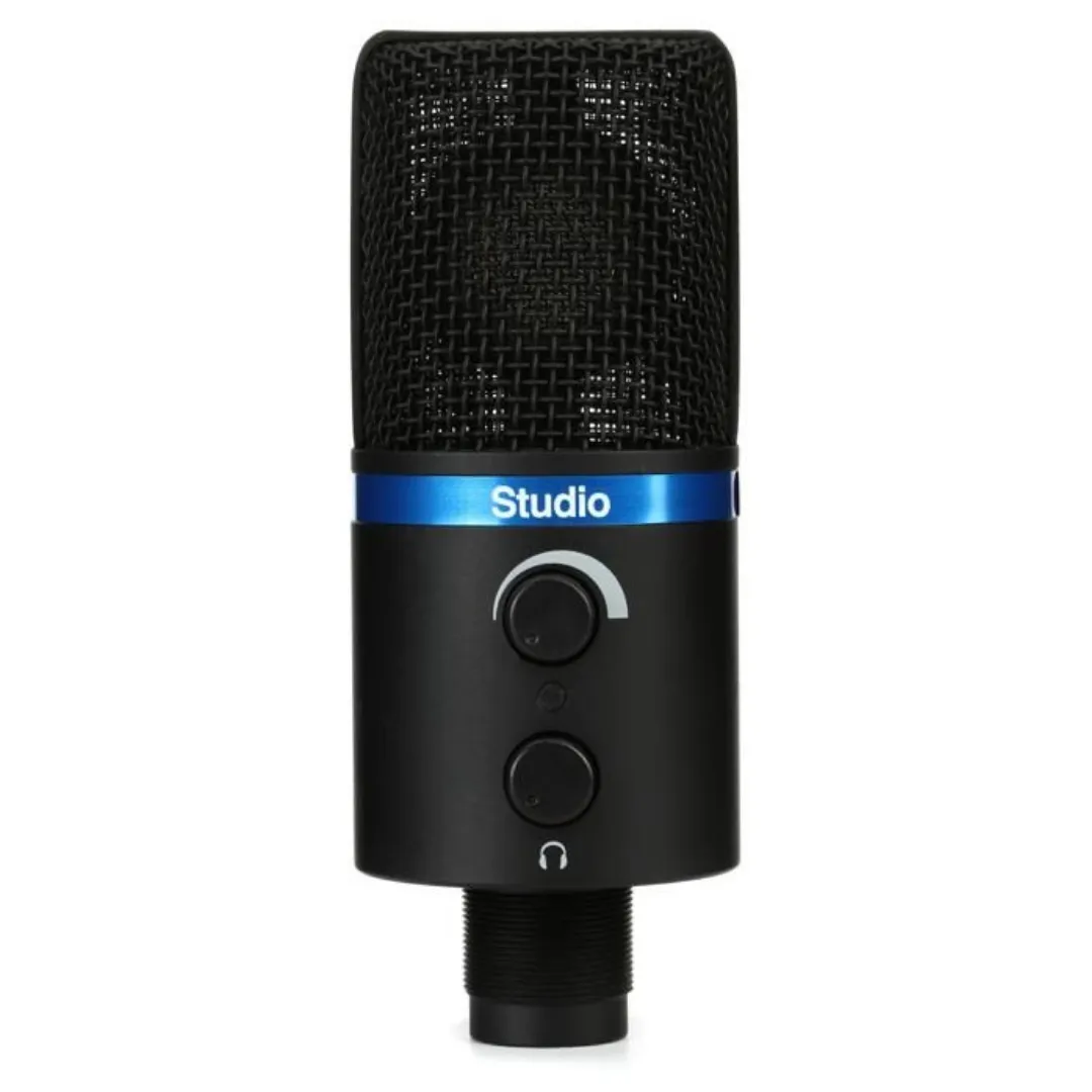 IK Multimedia iRig Mic Studio Digital Condenser Microphone For IOS, Mac, PC & Android, Black