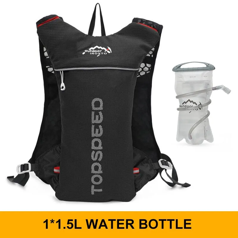 INOXTO trail running-ultra-light 5L backpack, running hydration vest, marathon, bicycle 1.5L 2L Water Bag