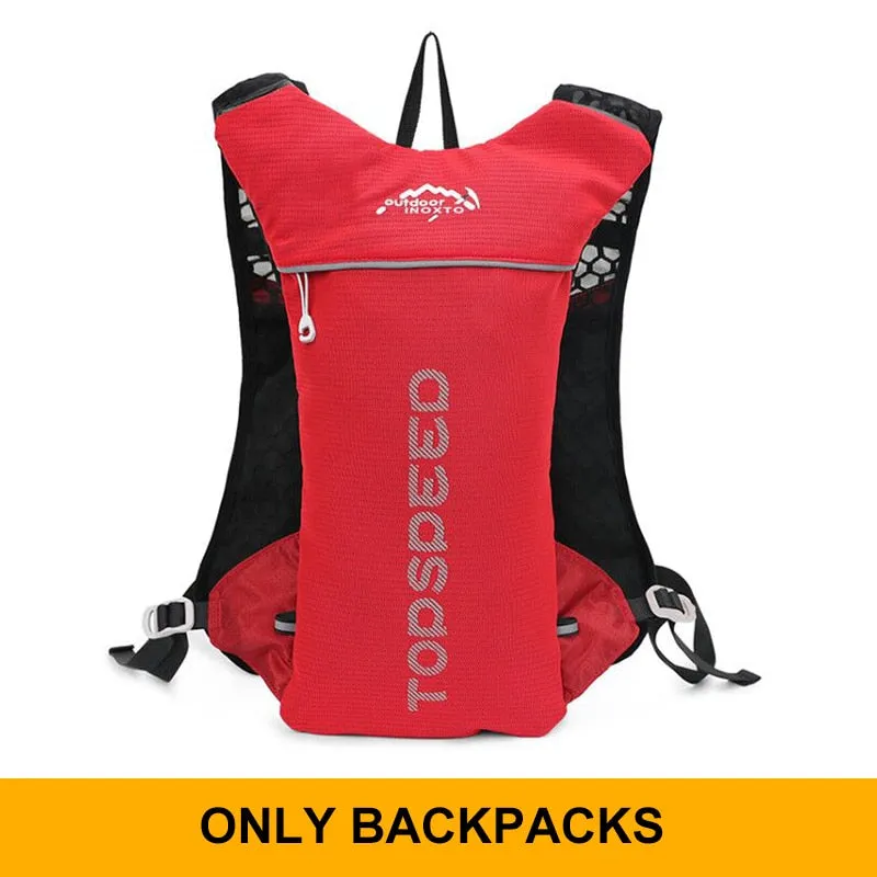 INOXTO trail running-ultra-light 5L backpack, running hydration vest, marathon, bicycle 1.5L 2L Water Bag