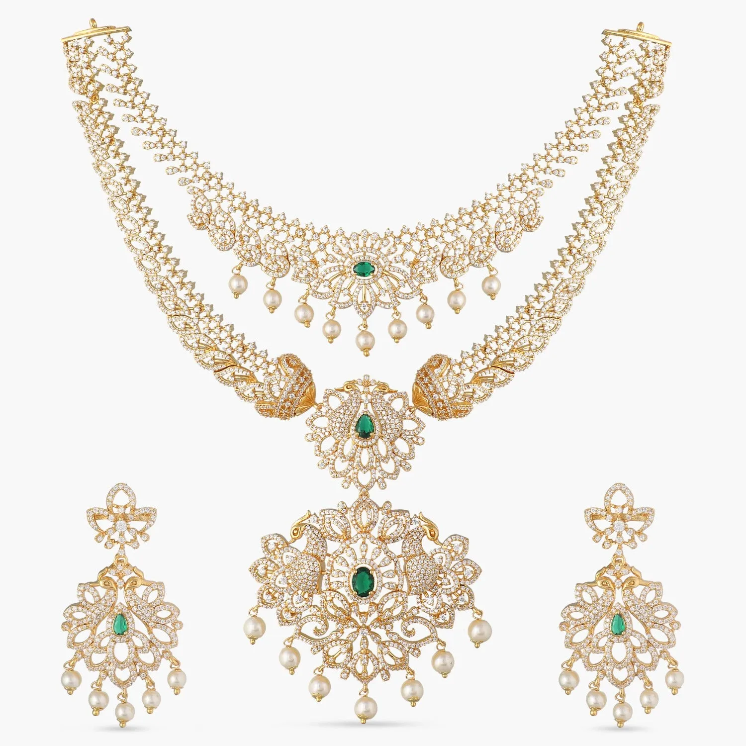 Jivika Nakshatra CZ Necklace Set