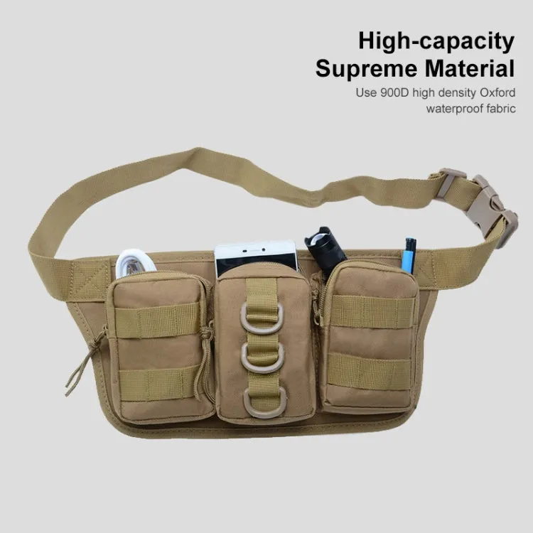 JUNSUNMAY J010 2L Waterproof Outdoor Sports Multifunction Waist Bag(Army Green)