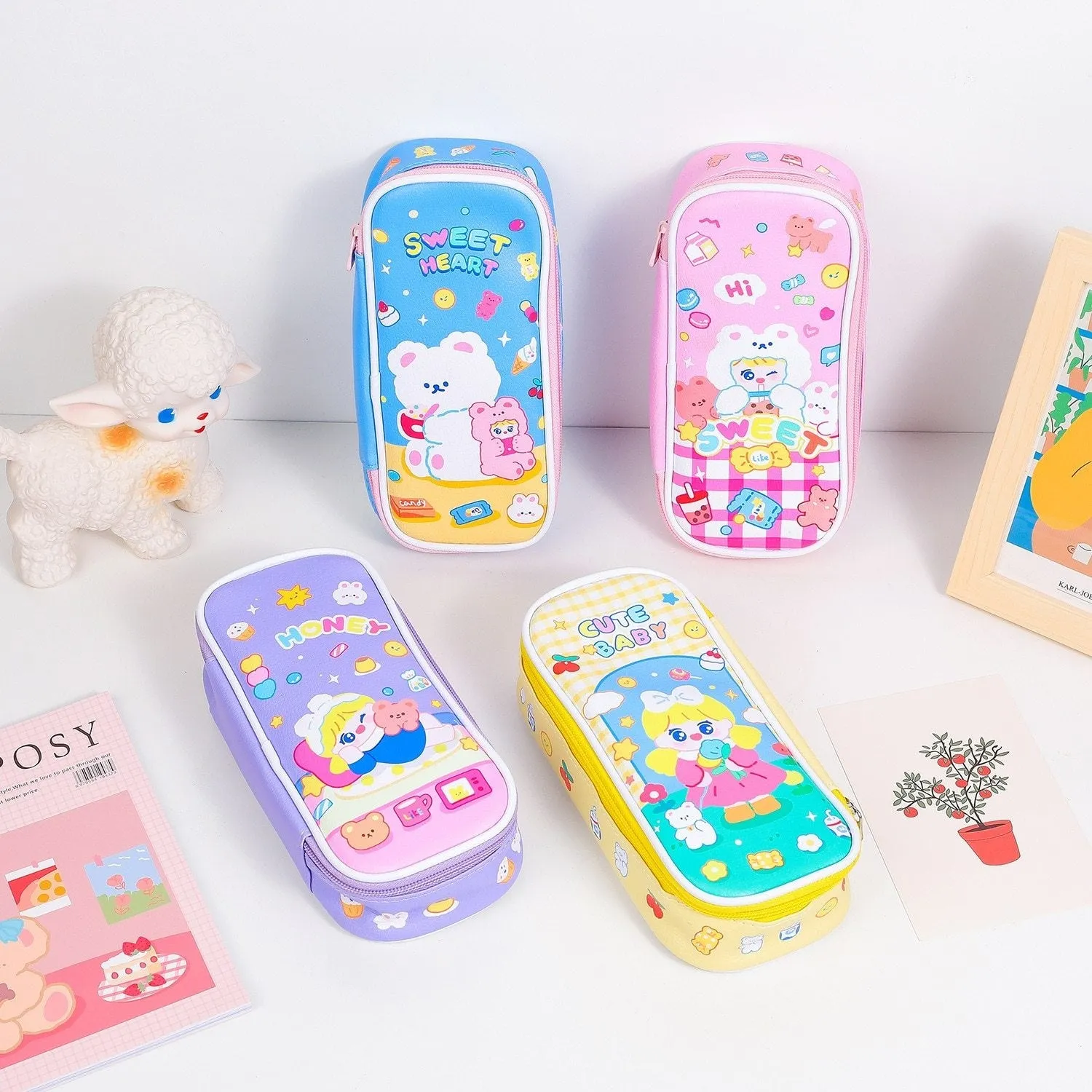 Kawaii Candy Stationary Case