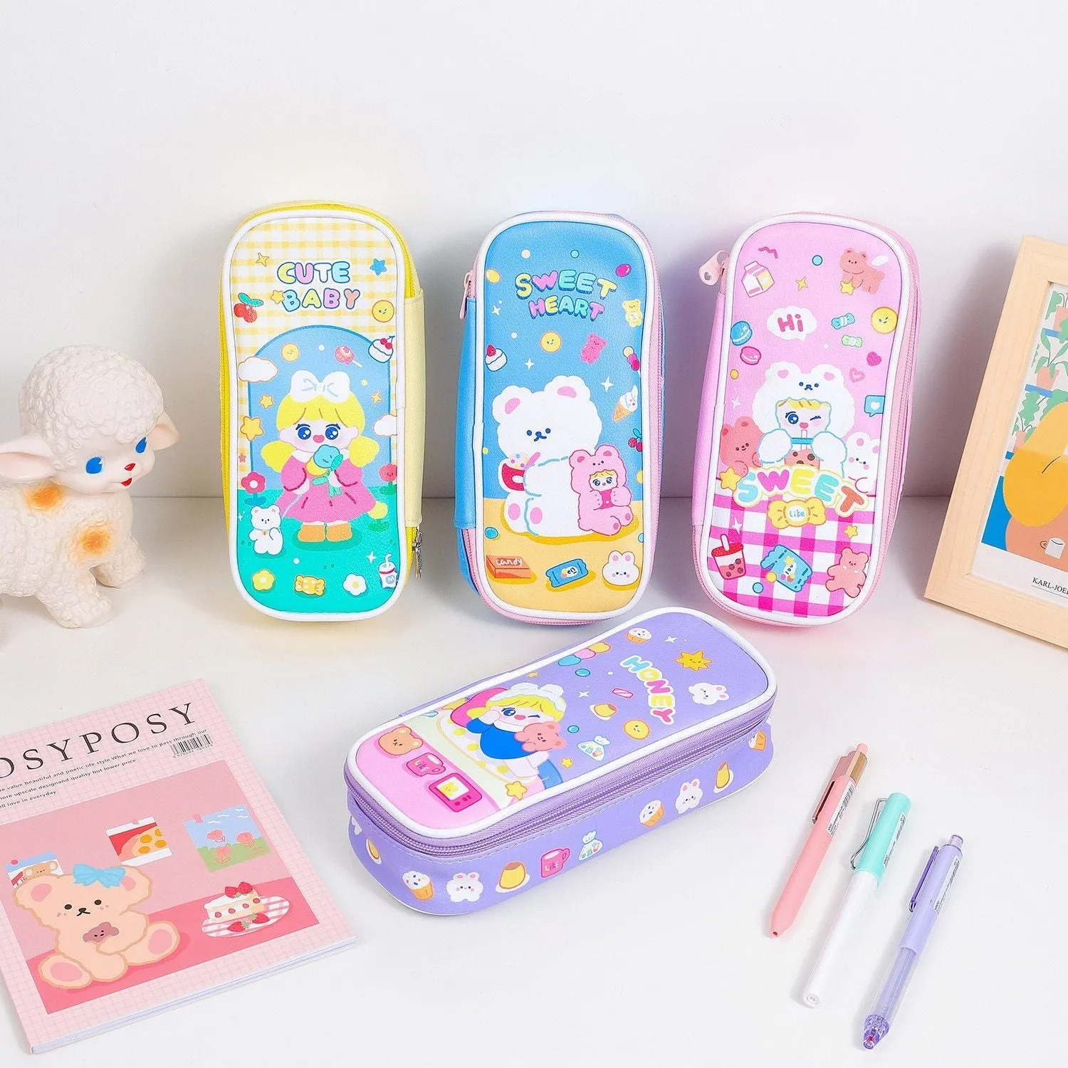 Kawaii Candy Stationary Case