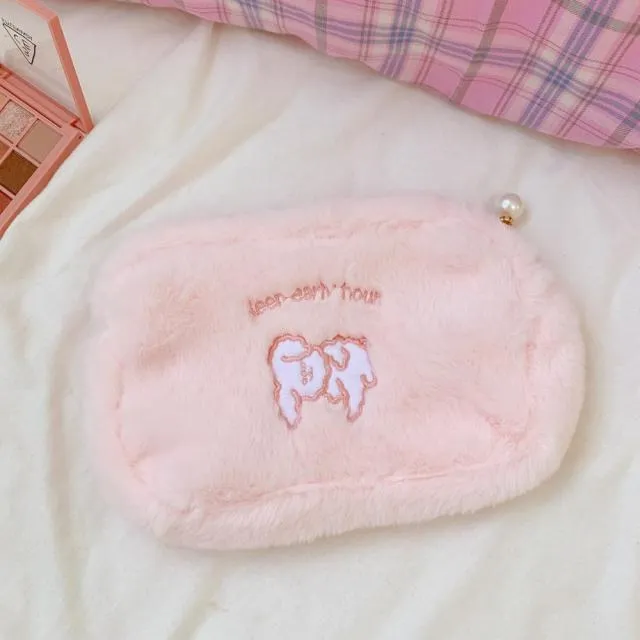 Kawaii Super Soft Dog Friends Pencil Case