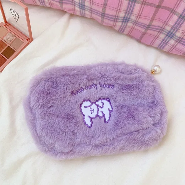 Kawaii Super Soft Dog Friends Pencil Case