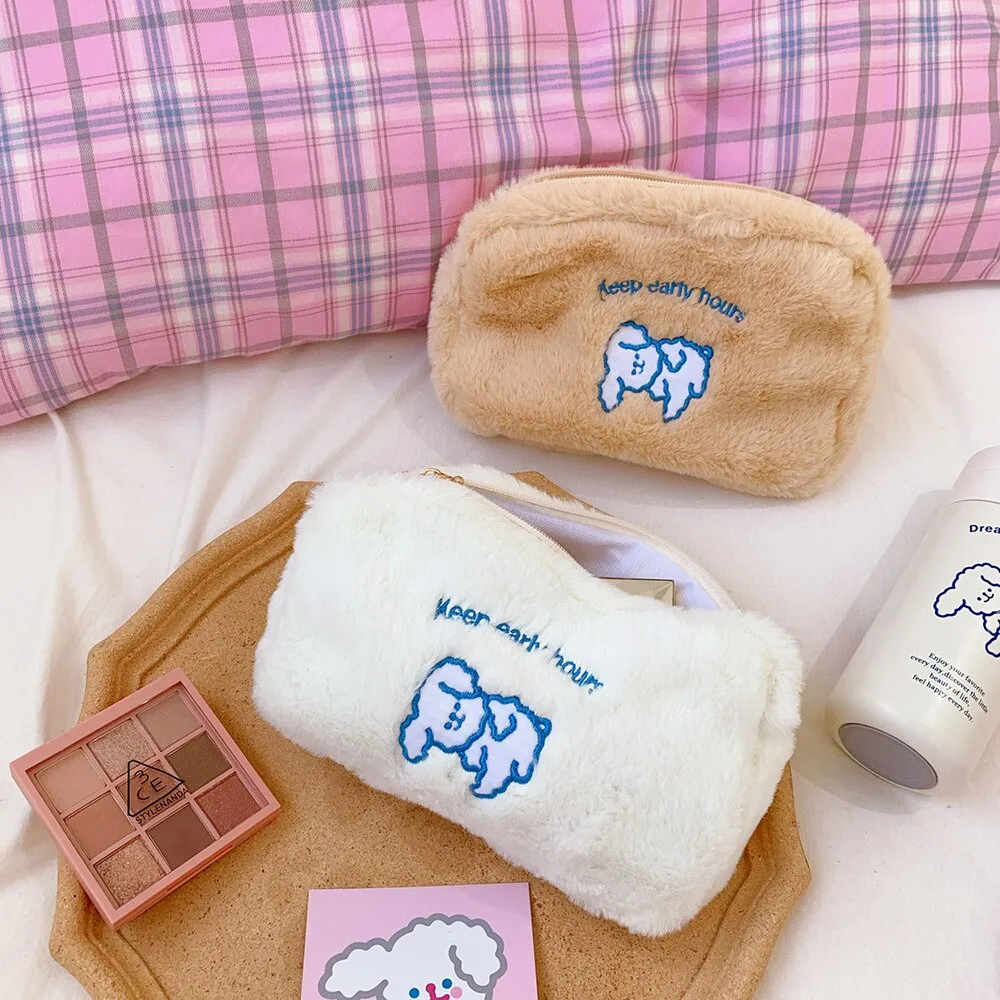 Kawaii Super Soft Dog Friends Pencil Case