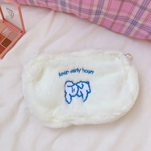 Kawaii Super Soft Dog Friends Pencil Case