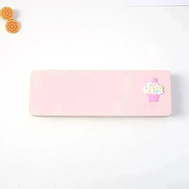 Korean version of ins candy color cartoon pencil case