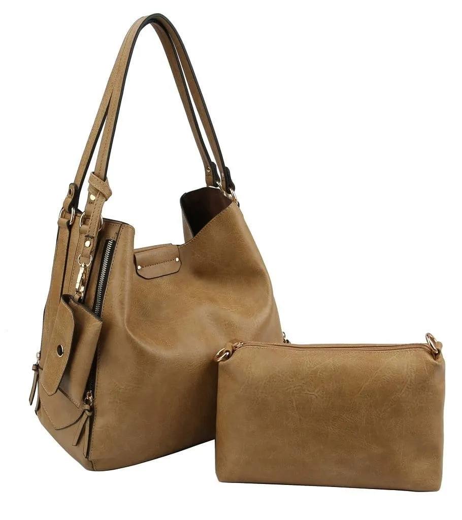 LD144-1 3-in-1 Hobo Shoulder Bag/Crossbody