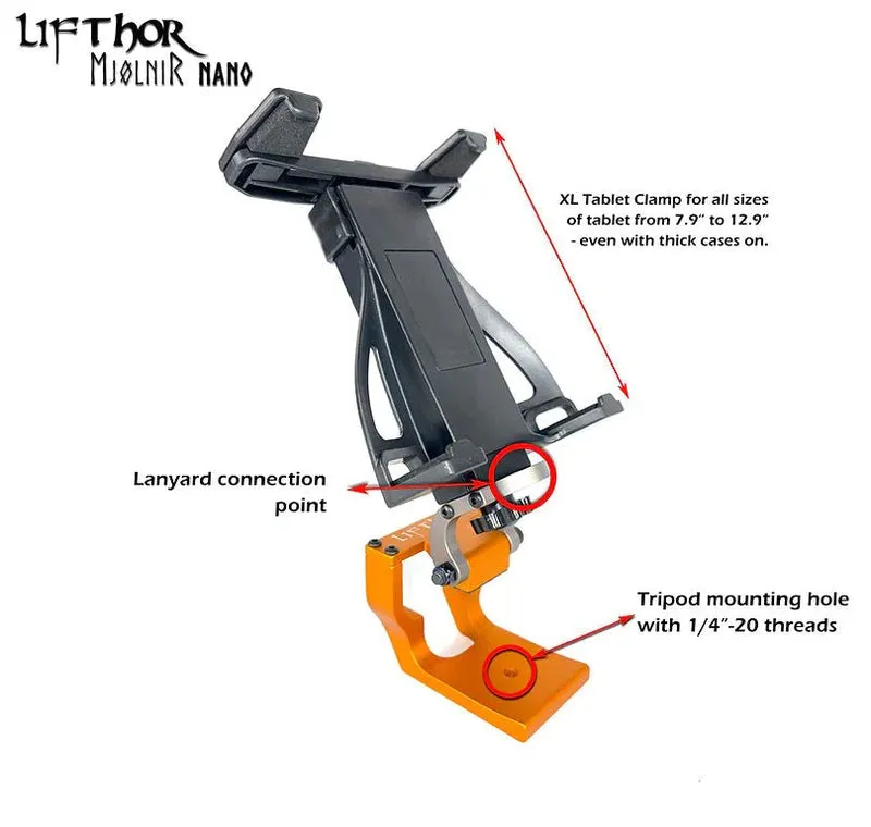 LifThor Mjølnir Tablet Holder Combo for Autel Nano & Lite