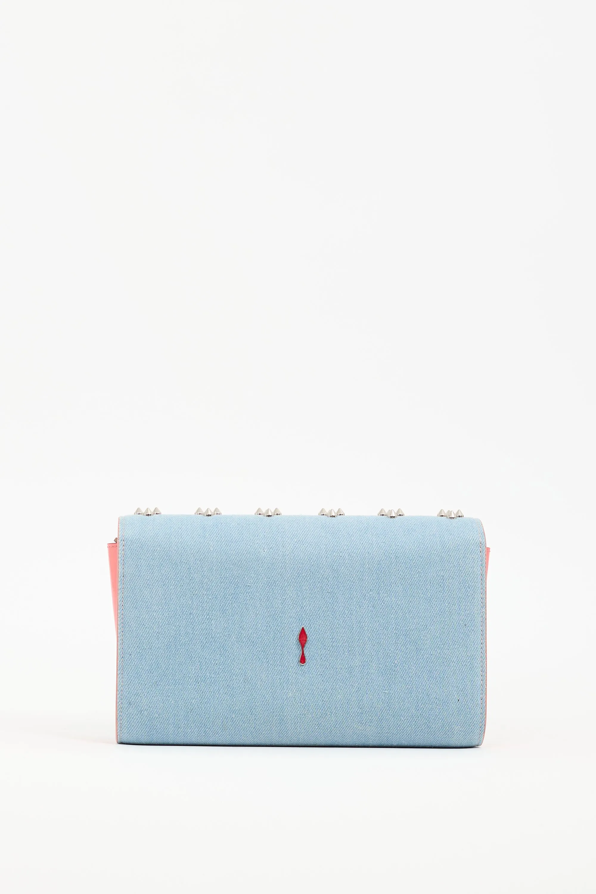 Light Wash Denim Paloma Studded Bag