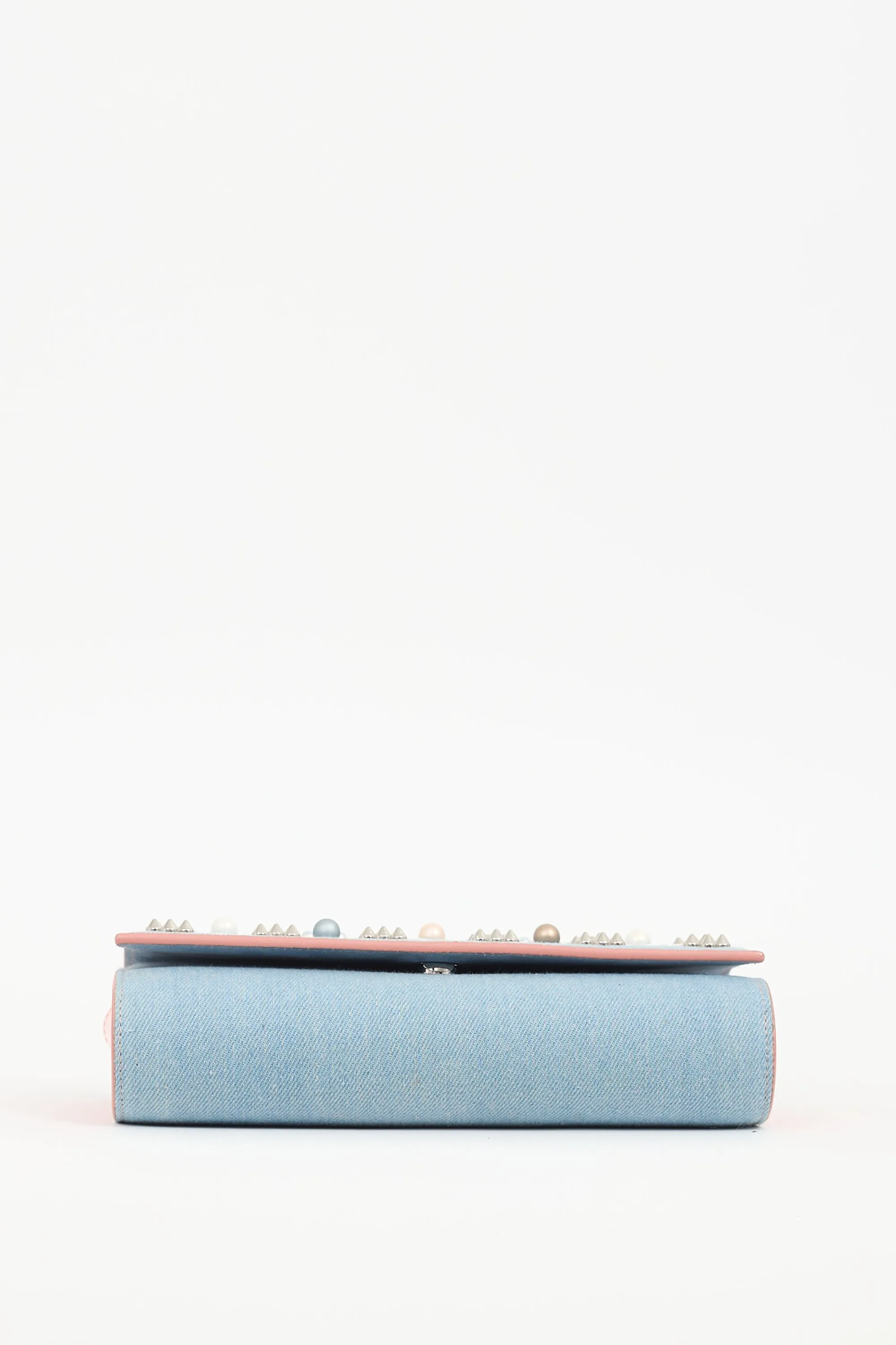 Light Wash Denim Paloma Studded Bag