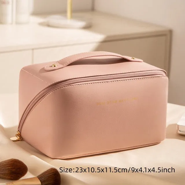 Makeup Bag Organizer Travel Cosmetic Brushes Sponge Case B-24324