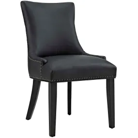 Marquis Vegan Leather Dining Chair Black EEI-2228-BLK