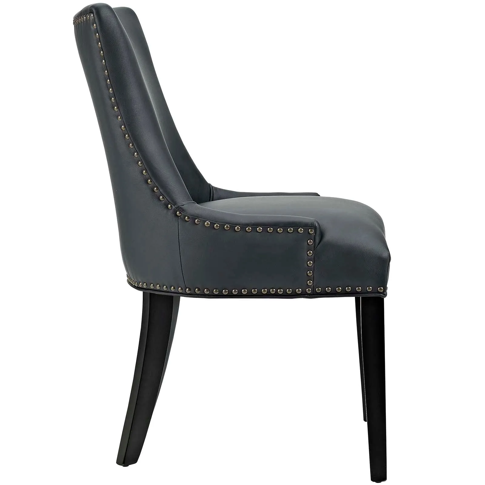 Marquis Vegan Leather Dining Chair Black EEI-2228-BLK