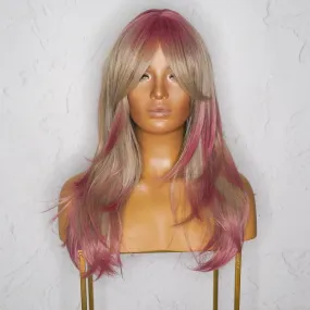 MATILDA Ombre Pink Fringe Wig